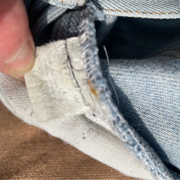 Vintage 70s 917 Orange Tab Levi’s flare jeans - Picture 15 of 16